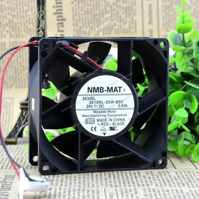 Alt view image 8 of 10 - Compatible for NMB-MAT 3615RL-05W-B50 24V 0.93A 9238 2-Wire Cooling Fan