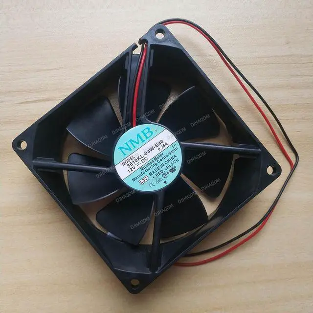 Alt view image 7 of 10 - Compatible for NMB 3610KL-04W-B40 12V 0.28A 9cm 9225 2-Wire Cooling Fan