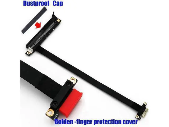 Alt view image 10 of 12 - PCIe 1x to 16x Flexible Riser Extension Cable, SATA to IDE 4Pin Powered PCI-E Adapter for GPU Mining Rig