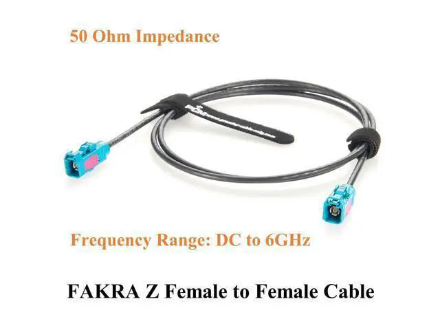 Alt view image 10 of 12 - Original Rosenberger 59Z113-000-Z FAKRA Z Female to Female RF Coaxial Cable 50 Ohm Vehicle Car GPS Antenna Extension Cable for ADAS, FPD-Link GMSL2 Camera, Satellite Radio, Infotainment (2M/6.6FT)