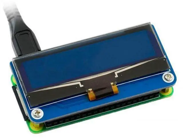 Alt view image 12 of 12 - 2.23inch OLED Display HAT, 128×32 Pixels SPI/I2C Interface Embed SSD1305 Driver for Raspberry Pi 4B/3B+/3B/2B/Zero/Zero W/Zero WH and Jetson Nano