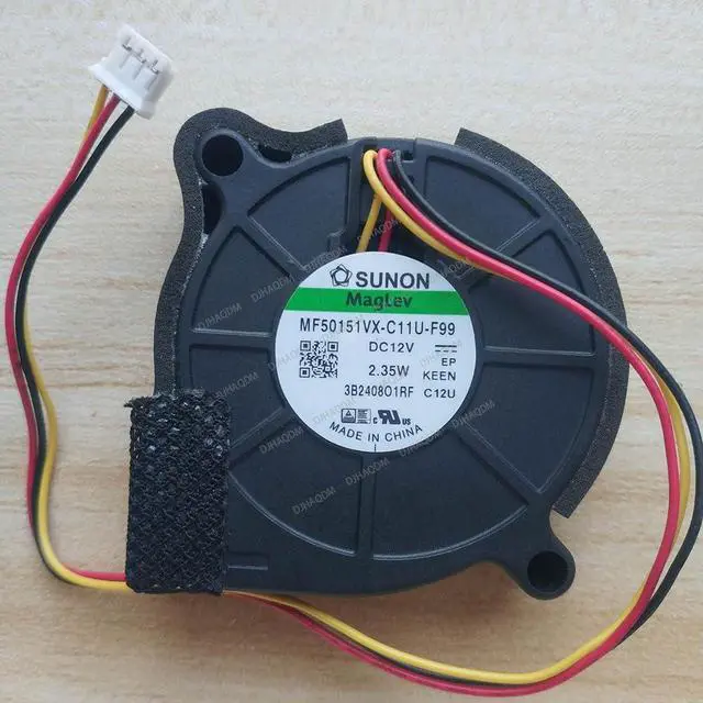 Alt view image 6 of 10 - Compatible for SUNON MF50151VX-C11U-F99 12V 2.35W 5015 50x50x15mm 3-Wire Cooling Fan