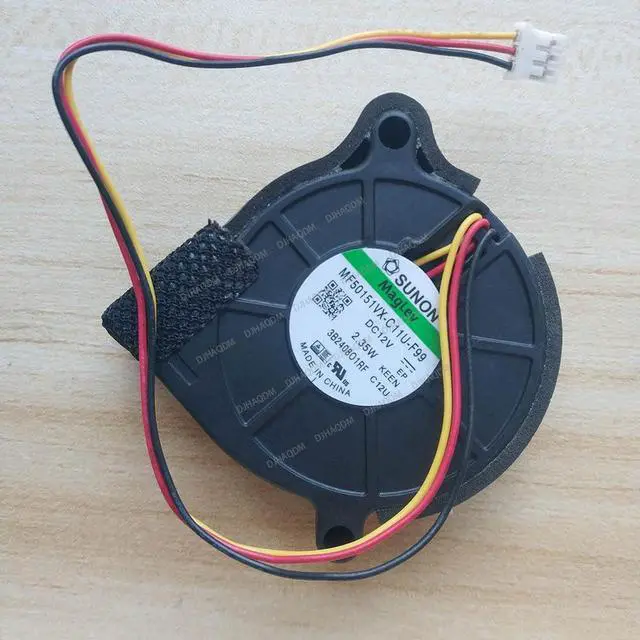 Alt view image 7 of 10 - Compatible for SUNON MF50151VX-C11U-F99 12V 2.35W 5015 50x50x15mm 3-Wire Cooling Fan