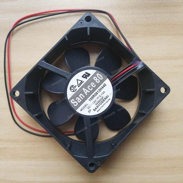 Alt view image 7 of 10 - Compatible for SANYO San Ace 80 109R0812H440 12V 0.13A 8cm 8025 2-Wire Cooling Fan