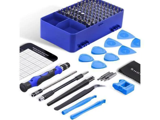 Alt view image 14 of 14 - Computer Repair Kit, 122 in 1 Magnetic Laptop Screwdriver Kit, Precision Screwdriver Set, Small Impact Screw Driver Set with Case for Computer, Laptop, PC, for iPhone, Watch,Ps4 DIY Hand Tools