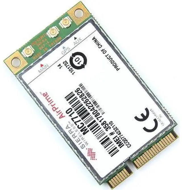 Alt view image 12 of 12 - Unlocked Sierra Wireless MC7710 4G LTE/HSPA+ 4G 3G Module WWAN Mini PCI-E Card WCDMA EDGE / GPRS /LTE 800/900/2100MHz