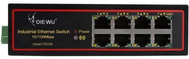Alt view image 7 of 12 - 8 Ports 10/100M Industrial Ethernet Enhance Switch 8 Port RJ45 VLAN Signal increased to 250 meters