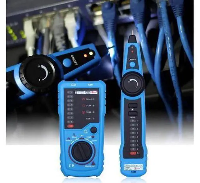 Alt view image 8 of 12 - Aomoproing 1PCS RJ11 RJ45 Cat5 Cat6 Telephone Wire Tracker Tracer Toner Ethernet LAN Network Cable Tester Detector Line Finder
