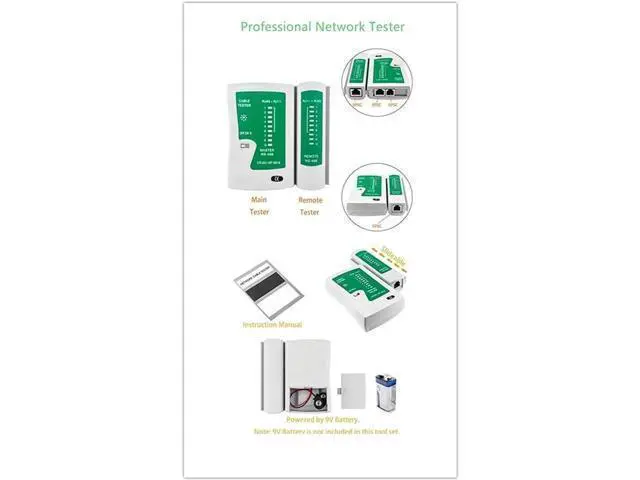 Alt view image 12 of 14 - Aomoproing Network Cable Repair Maintenance Tool Kit Set 11 in 1 Portable Phone Cable Crimper 8P8C 4P4C 6P6C Connectors RJ45 RJ11 Cat5 Cat6 Cable Tester
