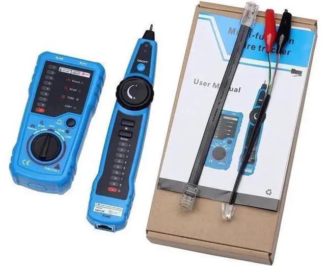 Alt view image 12 of 12 - Aomoproing 1PCS RJ11 RJ45 Cat5 Cat6 Telephone Wire Tracker Tracer Toner Ethernet LAN Network Cable Tester Detector Line Finder
