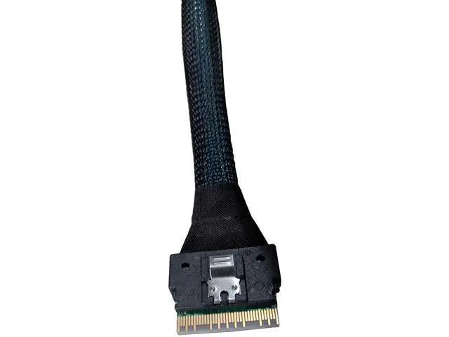 Alt view image 8 of 8 - 70CM SlimSAS 8X Interconnect Cable, SFF-8654 74Pin Male to Male Server Storage Cable