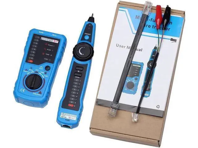 Alt view image 12 of 14 - Aomoproing 1PCS RJ11 RJ45 Cat5 Cat6 Telephone Wire Tracker Tracer Toner Ethernet LAN Network Cable Tester Detector Line Finder