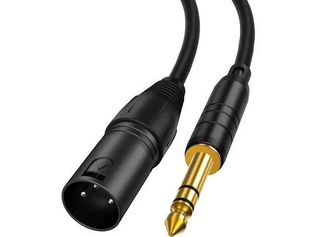 Alt view image 8 of 14 - 1/4" to XLR 50ft, 6.35mm TRS to XLR Microphone Cord,Balanced Quarter inch TRS Plug to 3-pin XL R, 1/4 Inch X LR Mic Patch Cable