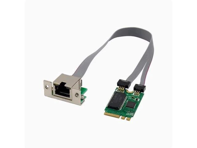 Alt view image 5 of 8 - M2 NGFF KEY A+E RTL8125B Industrial 2.5G Gigabit Network Card 2500M desktop Gigabit flat needle 8111F