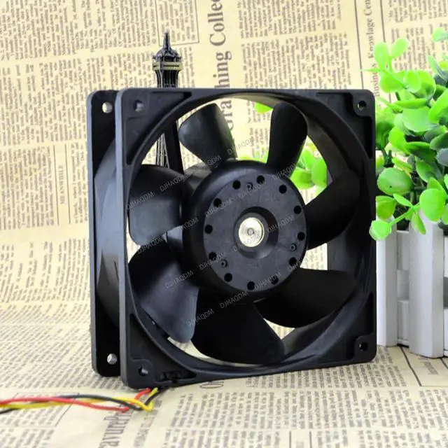 Alt view image 9 of 10 - Compatible for DC San Ace 109R1212H1131 12V 0.52A 12cm 12038 3-Wire Cooling Fan
