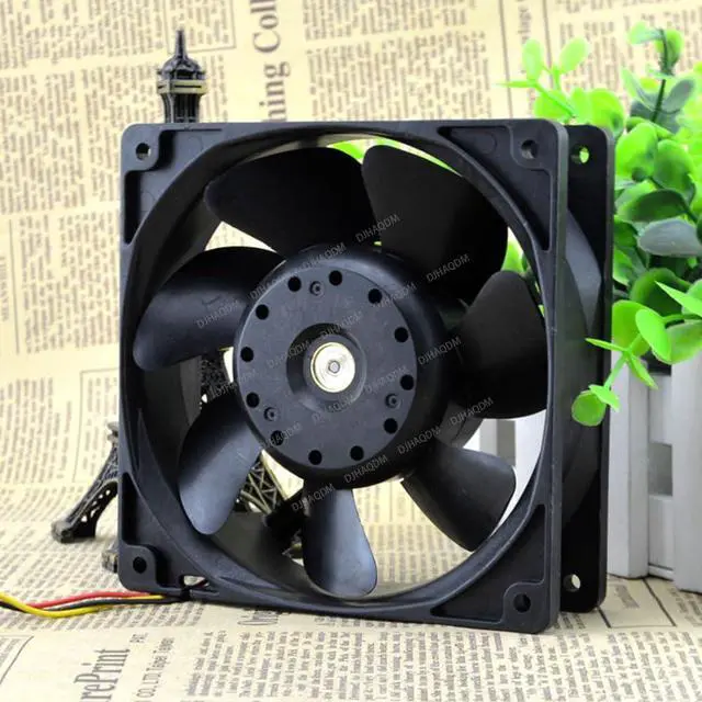 Alt view image 10 of 10 - Compatible for DC San Ace 109R1212H1131 12V 0.52A 12cm 12038 3-Wire Cooling Fan