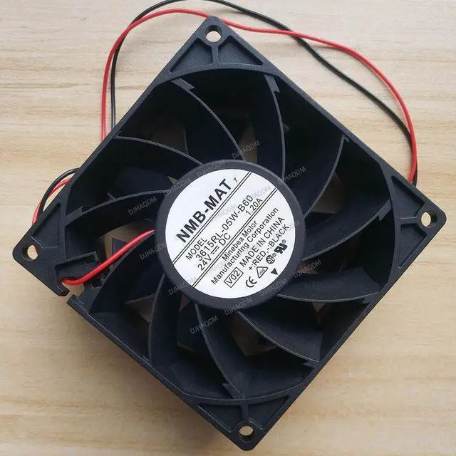 Alt view image 7 of 10 - Compatible for NMB-MAT 3615RL-05W-B60 24V 1.2A 9238 2-Wire Cooling Fan