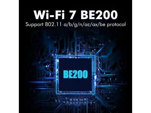 Alt view image 9 of 14 - WiFi 7 BE200 PCI-E Network Card 2.4G&5G&6GHz Tri-band 8774Mbps BE200NGW Chip 802.11be Bluetooth 5.4 Wireless PCIe