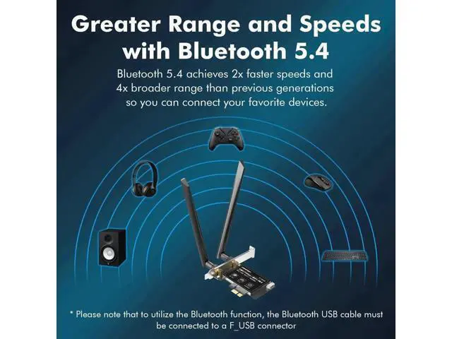 Alt view image 13 of 14 - WiFi 7 BE200 PCI-E Network Card 2.4G&5G&6GHz Tri-band 8774Mbps BE200NGW Chip 802.11be Bluetooth 5.4 Wireless PCIe