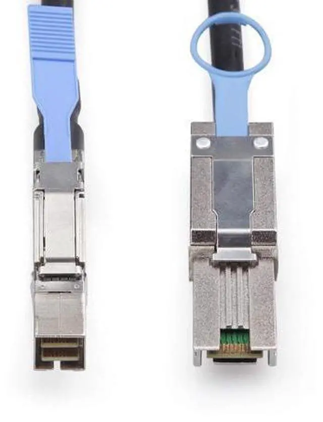 Alt view image 10 of 12 - External Mini SAS HD SFF-8644 to SFF-8088 Hybrid Cable for Server, Raid Card & PCI Express Controller, 2-m(6.56ft)