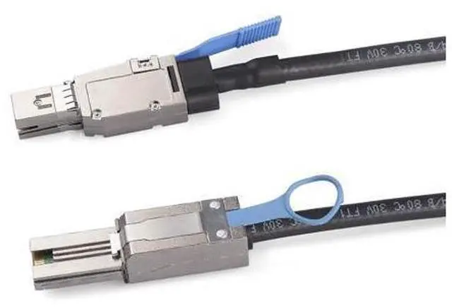 Alt view image 11 of 12 - External Mini SAS HD SFF-8644 to SFF-8088 Hybrid Cable for Server, Raid Card & PCI Express Controller, 2-m(6.56ft)