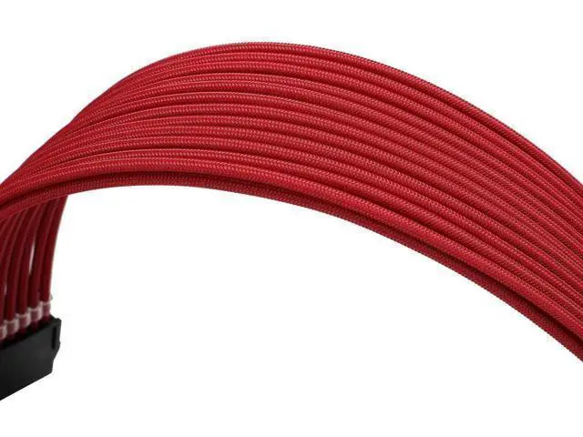 Alt view image 9 of 12 - Red Sleeved PSU Extension Cable Kit, 18AWG ATX 24Pin + EPS 8Pin + PCI-E 8Pin with Cable Combs, for PSU Connecting Motherboard & Graphics Card