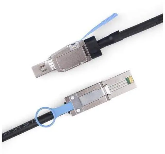 Alt view image 9 of 12 - External Mini SAS HD SFF-8644 to SFF-8088 Hybrid Cable for Server, Raid Card & PCI Express Controller, 2-m(6.56ft)