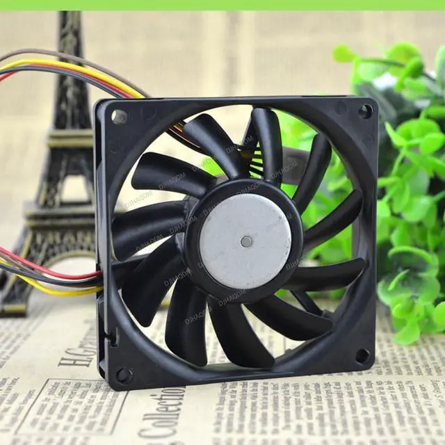 Alt view image 9 of 10 - Compatible for San Ace 80 9PH0812P7S05 12V 0.26A 8cm 8015 4-Wire Cooling Fan