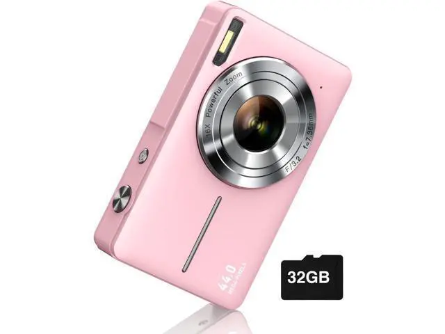 Alt view image 6 of 10 - Digital Camera, FHD 1080P Camera, Digital Point and Shoot Camera with 16X Zoom Anti Shake, Compact Small Camera for Boys Girls Kids