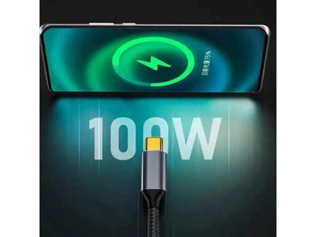 Alt view image 9 of 14 - 300cm Low Profile Angled USB-C to USB-C Cable, 10Gbps Gen2 Data, 100W 20V 5A Fast Charging for Laptops, Tablets & Phones