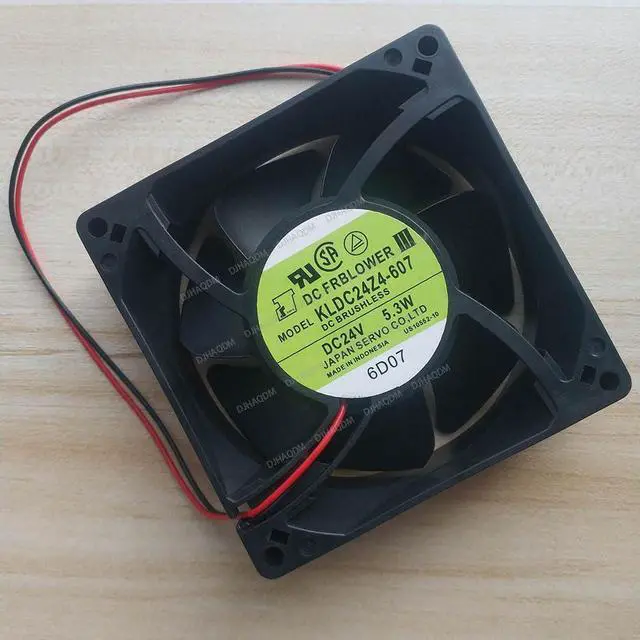 Alt view image 7 of 10 - Compatible for SERVO KLDC24Z4-607 24V 5.3W 9cm 9032 9232 2-Wire Cooling Fan