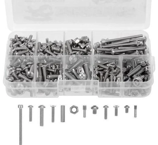 Alt view image 4 of 6 - RC Screws Stainless Steel Screws Kit for Traxxas E-REVO 1/10 RC Car Big-Foot Truck