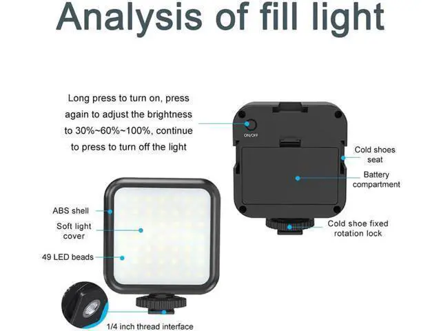 Alt view image 13 of 14 - Professional Smartphone Vlog Shooting Kits with Microphone LED Light Camera Tripod Holder for Live Photography YouTube Recording