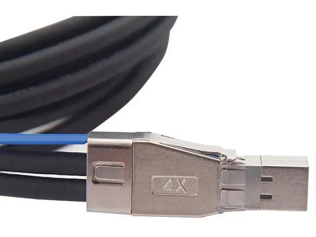 Alt view image 9 of 12 - 2m/6.6ft 100-Ohm 12G Mini SAS HD Interconnect Cable, SFF-8644 Male to Male Storage Cable for NVMe Enclosure, SAN & JBOD Storage Array