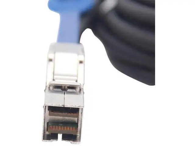 Alt view image 11 of 12 - 2m/6.6ft 100-Ohm 12G Mini SAS HD Interconnect Cable, SFF-8644 Male to Male Storage Cable for NVMe Enclosure, SAN & JBOD Storage Array