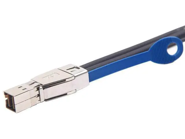 Alt view image 12 of 12 - 2m/6.6ft 100-Ohm 12G Mini SAS HD Interconnect Cable, SFF-8644 Male to Male Storage Cable for NVMe Enclosure, SAN & JBOD Storage Array