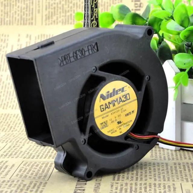 Alt view image 7 of 10 - Compatible for Nidec A34123-57 12V 0.46A 9733 3-Wire Cooling Fan