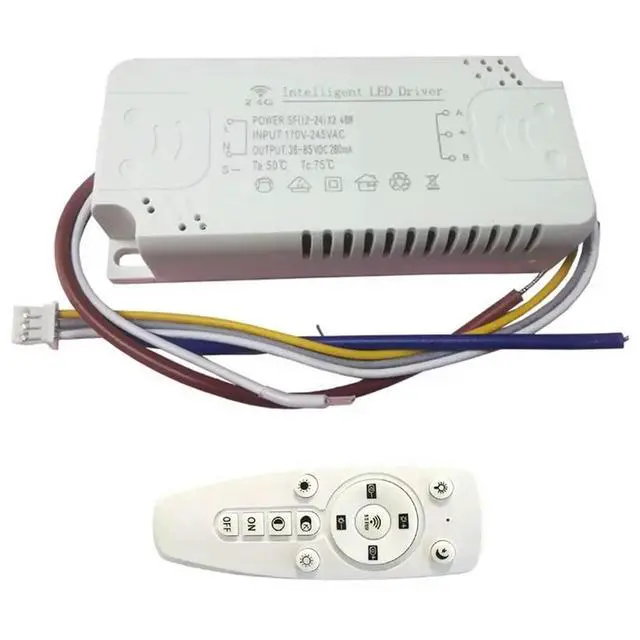 Alt view image 4 of 6 - X2 140W APP Control LED Driver 2.4G Remote ligent Transformer Dimmable Color-Changeable Chandelier(50-70W)