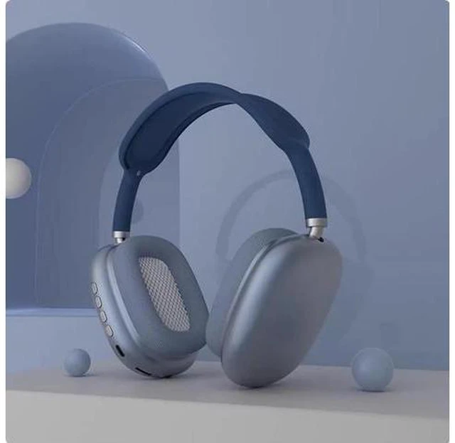 Alt view image 2 of 2 - P9 Bluetooth headset Universal headset for mobile phone wireless sports gaming headset Blue