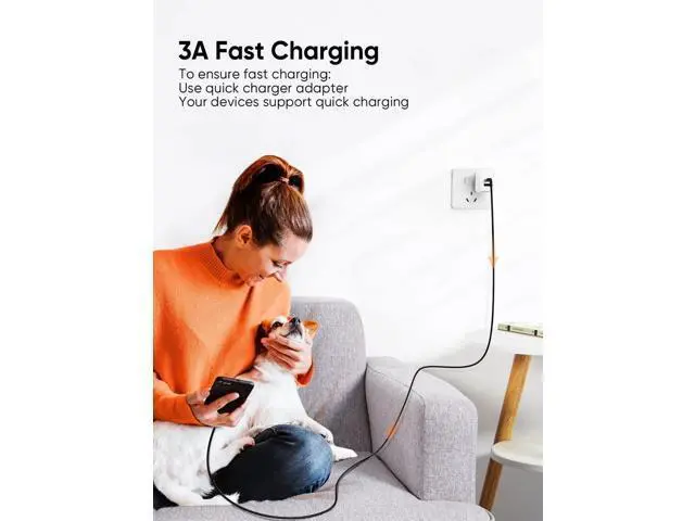 Alt view image 14 of 14 - 2 Pack 6.6FT USB C to C Cable, 60W Fast Charging Double Braided Cord for iPhone 15/16, iPad, Galaxy, Power Bank