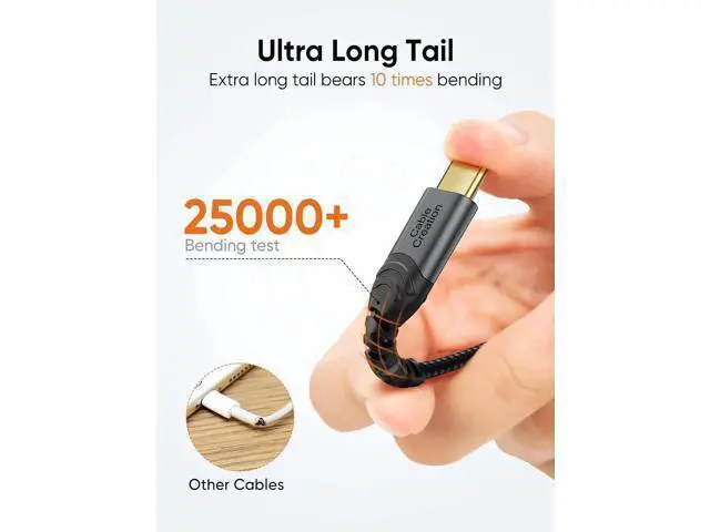 Alt view image 13 of 14 - 2 Pack 6.6FT USB C to C Cable, 60W Fast Charging Double Braided Cord for iPhone 15/16, iPad, Galaxy, Power Bank