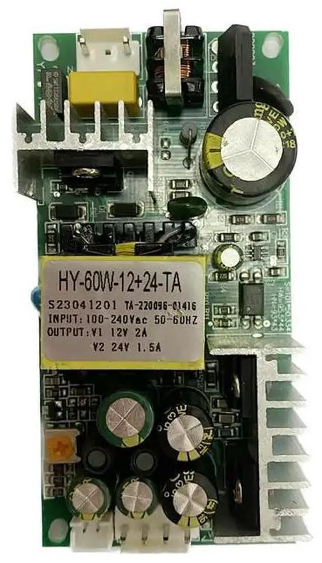 Alt view image 4 of 6 - HY-60W-12V+24V+TA 12v 24v Mini Power Supply Led Par Lighting Switching Power Board