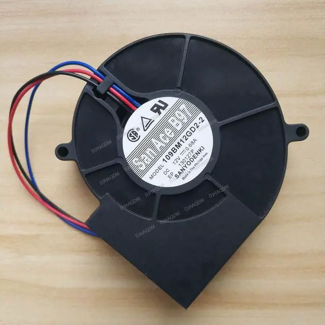 Alt view image 7 of 10 - Compatible for SANYO San Ace B97 109BM12GD2-2 12V 0.68A 3-Wire Cooling Fan
