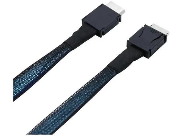 Alt view image 5 of 8 - 1M OCuLink SFF-8611 4i to SFF-8611 4i PCIe Extension Cable, High-Speed Server Storage Data Transfer Cable for Workstation & Data Center