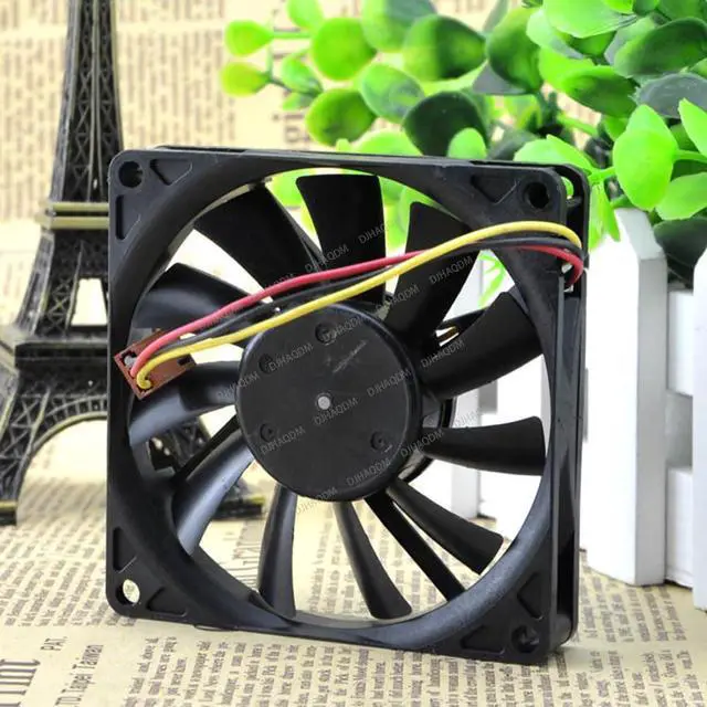Alt view image 9 of 10 - Compatible for Nidec D08R-12TH 12V 0.17A 8cm 8015 3-Wire Cooling Fan
