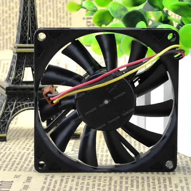 Alt view image 10 of 10 - Compatible for Nidec D08R-12TH 12V 0.17A 8cm 8015 3-Wire Cooling Fan