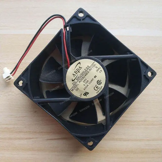 Alt view image 7 of 10 - Compatible for ADDA AD0824MS-A71GL 24V 0.10A 8025 2-Wire Cooling Fan