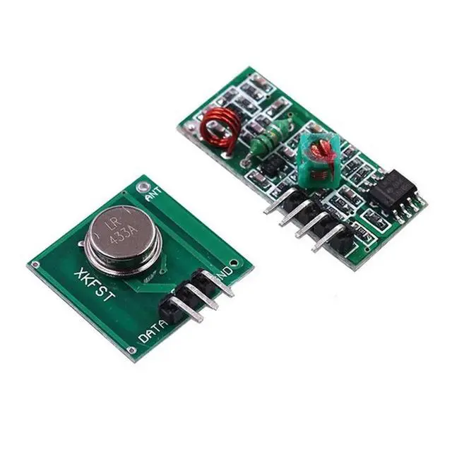 Alt view image 3 of 4 - 1 Set 433MHZ Ultra Module Transmitter Module Kit Burglar Alarm Transmitter Receiver Frequency Module Set