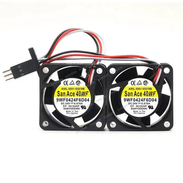Alt view image 6 of 10 - Compatible for San Ace 40WF 9WF0424F6D04 A90L-0001-0507#B 24V 0.076A 40x40x20mm 6-Wire Cooling Fan