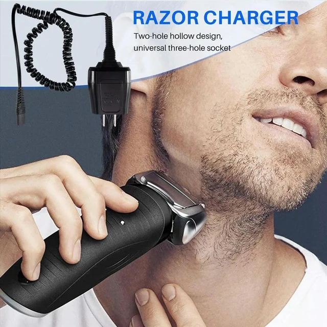 Alt view image 3 of 4 - Power Cord for Braun Shaver Series 7 3 5 S3 Charger for Braun Electric Razor 190/199 Replacement 12V Adapter US Plug